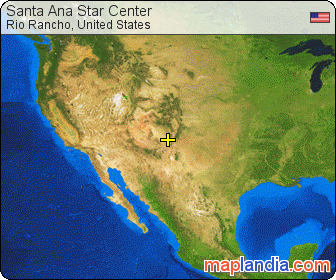 Santa Ana Star Center satellite map