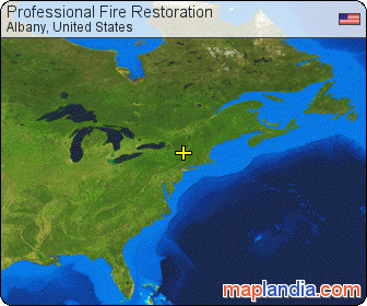 Professional Fire Restoration satellite map