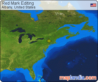 Red Mark Editing satellite map