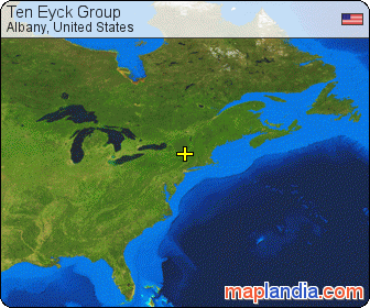 Ten Eyck Group satellite map