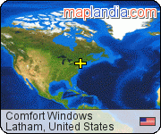 Comfort Windows satellite map