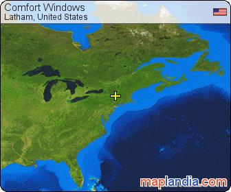 Comfort Windows satellite map