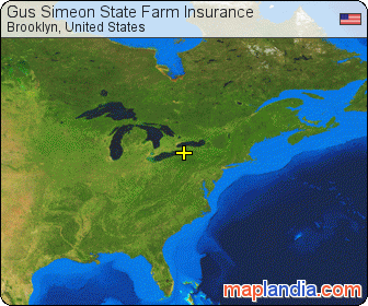 Gus Simeon State Farm Insurance satellite map