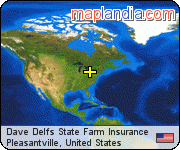 Dave Delfs State Farm Insurance satellite map