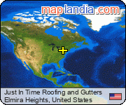 Just In Time Roofing and Gutters satellite map