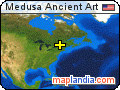 Medusa Ancient Art satellite map