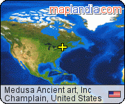 Medusa Ancient art, Inc satellite map