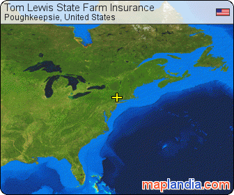 Tom Lewis State Farm Insurance satellite map