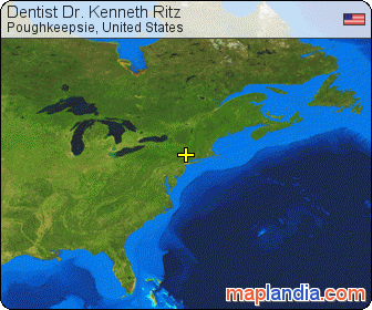 Dentist Dr. Kenneth Ritz satellite map