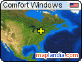 Comfort Windows satellite map