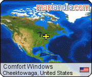 Comfort Windows satellite map