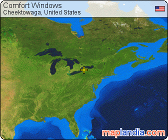 Comfort Windows satellite map