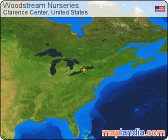 Woodstream Nurseries satellite map