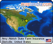 Amy Aldrich State Farm Insurance satellite map