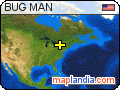 BUG MAN satellite map