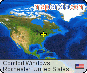 Comfort Windows satellite map