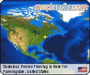 Seamless Poured Flooring in New Yor satellite map