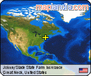Johnny Slade State Farm Insurance satellite map