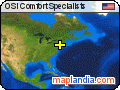 OSI Comfort Specialists satellite map