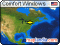 Comfort Windows satellite map