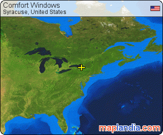 Comfort Windows satellite map