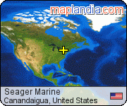 Seager Marine satellite map