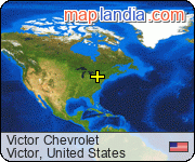 Victor Chevrolet satellite map