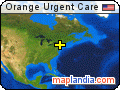 Orange Urgent Care satellite map