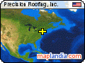 Precision Roofing, Inc. satellite map