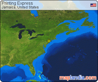 Printing Express satellite map