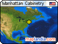 Manhattan Cabinetry satellite map