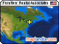Furniture Rental Associates satellite map