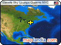 Elevate Sky Lounge Queens NYC satellite map