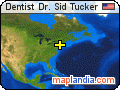 Dentist Dr. Sid Tucker satellite map