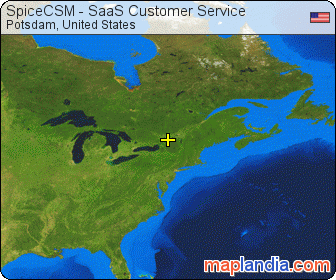 SpiceCSM - SaaS Customer Service satellite map