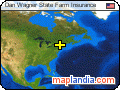 Dan Wagner State Farm Insurance satellite map
