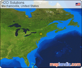 H2O Solutions satellite map