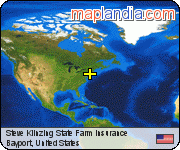 Steve Klinzing State Farm Insurance satellite map