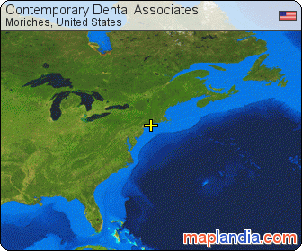Contemporary Dental Associates satellite map