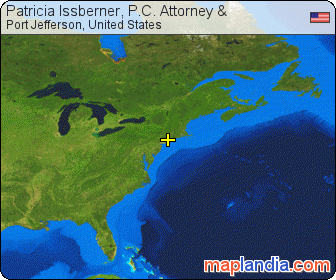 Patricia Issberner, P.C. Attorney & satellite map