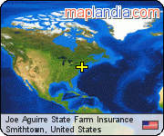 Joe Aguirre State Farm Insurance satellite map