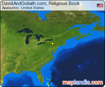 DavidAndGoliath.com, Religious Book satellite map