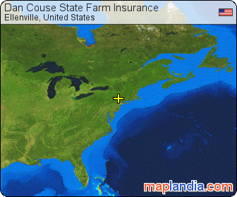 Dan Couse State Farm Insurance satellite map