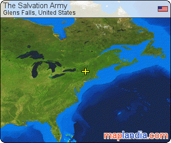 The Salvation Army satellite map