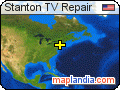 Stanton TV Repair satellite map