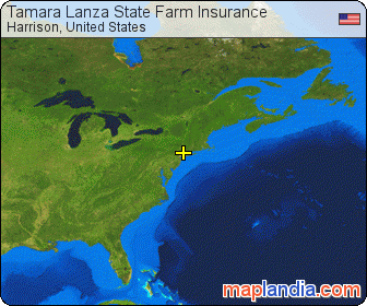 Tamara Lanza State Farm Insurance satellite map