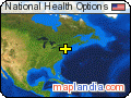 National Health Options satellite map