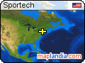 Sportech satellite map