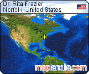 Dr. Rita Frazier satellite map