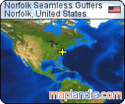 Norfolk Seamless Gutters satellite map